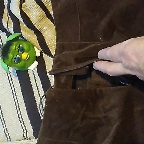 ⚜️  Corduroy Willi Smith Italian Pencil Skirt 8/10 Vintage Cool - Picture 8 of 16